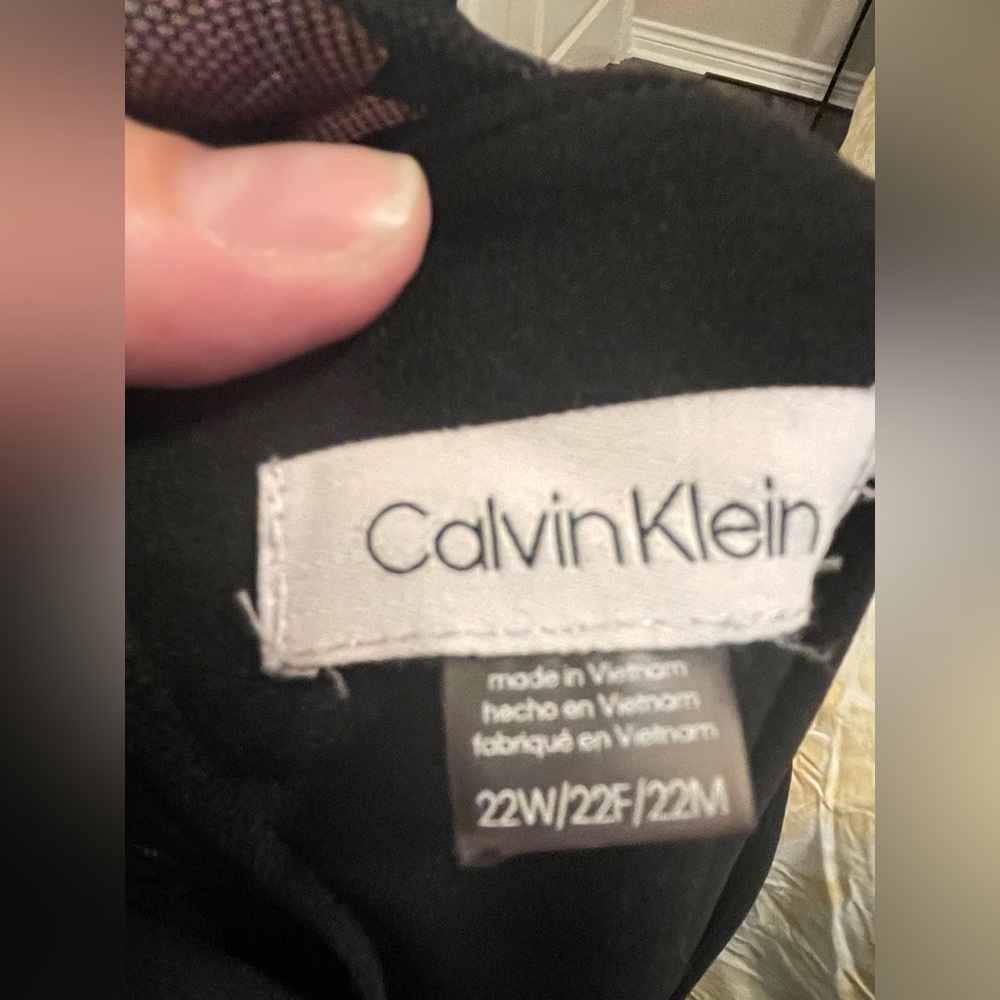 Designer Alert! Calvin Klein Little Black Dress. Plus Size. - Picture 6 of 6